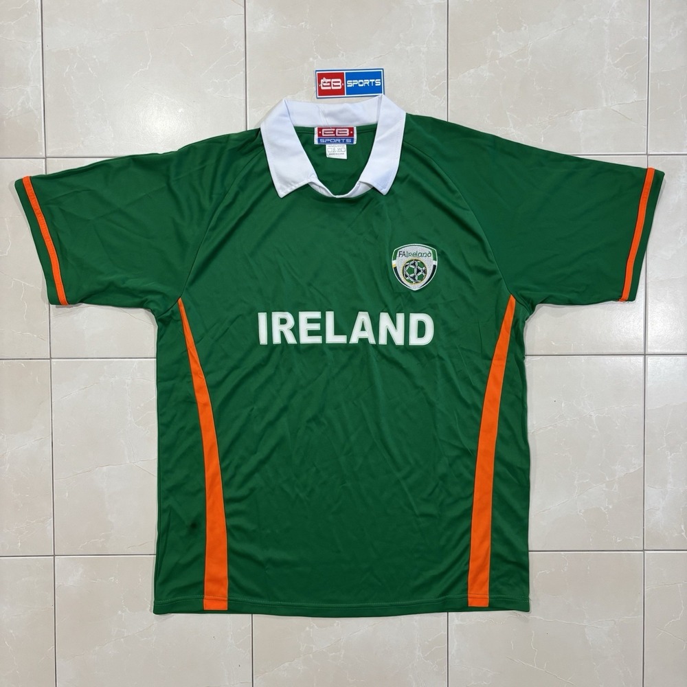 Ireland Football Soccer Jersey Men's L Irish World Cup BRAND NEW Y2K 90s